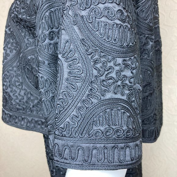 Vintage Evening Jacket Spiegel RARE NWOT Soutache Portrait Collar M - Picture 9 of 14